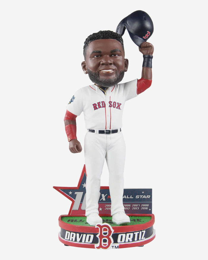 David Ortiz Boston Red Sox 10x All-Star Bobblehead FOCO - FOCO.com