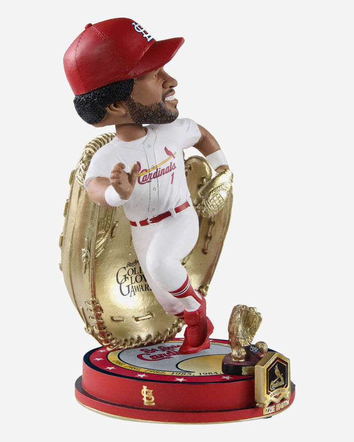 Ozzie Smith St Louis Cardinals 13X Gold Glove Award Bobblehead FOCO - FOCO.com