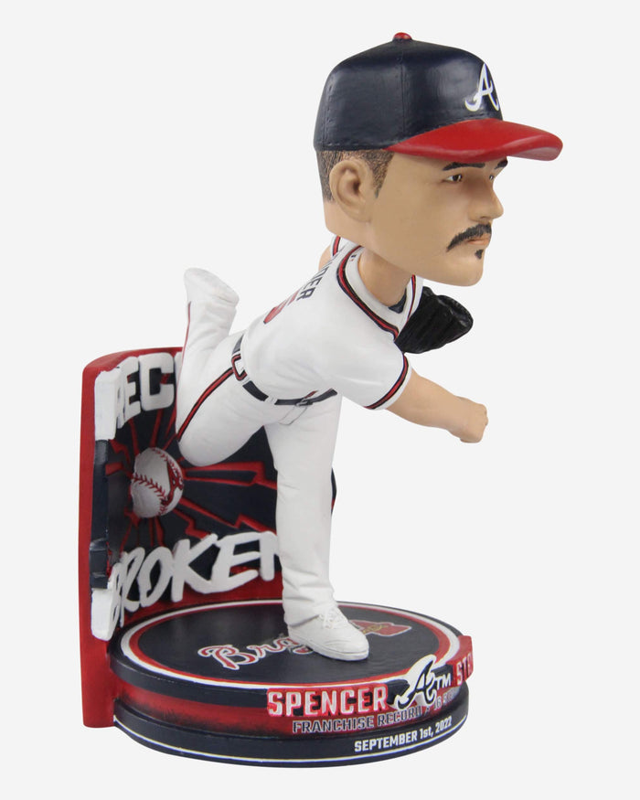 Spencer Strider Atlanta Braves 16 Strikeout Franchise Record Bobblehead FOCO - FOCO.com