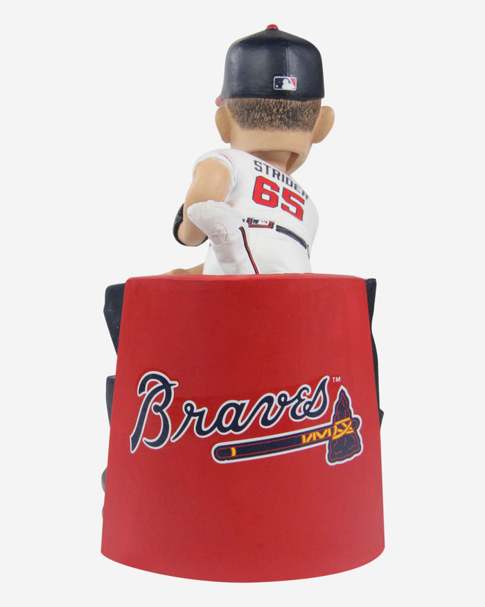 Spencer Strider Atlanta Braves 16 Strikeout Franchise Record Bobblehead FOCO - FOCO.com