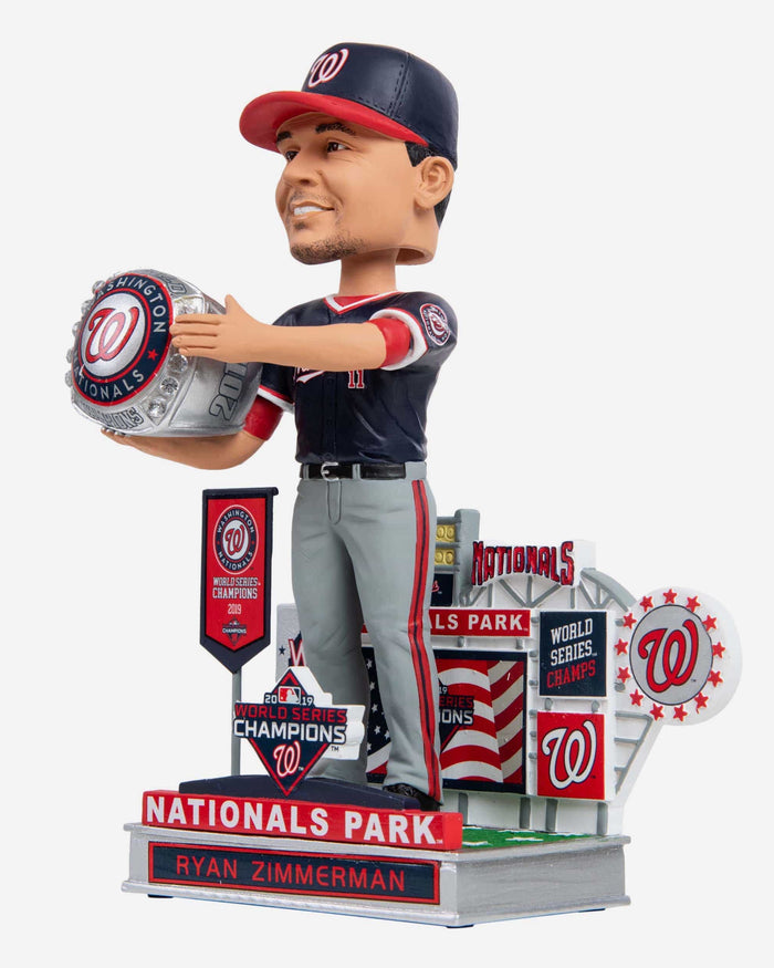 Ryan Zimmerman Washington Nationals Banner Ceremony Bobblehead FOCO - FOCO.com