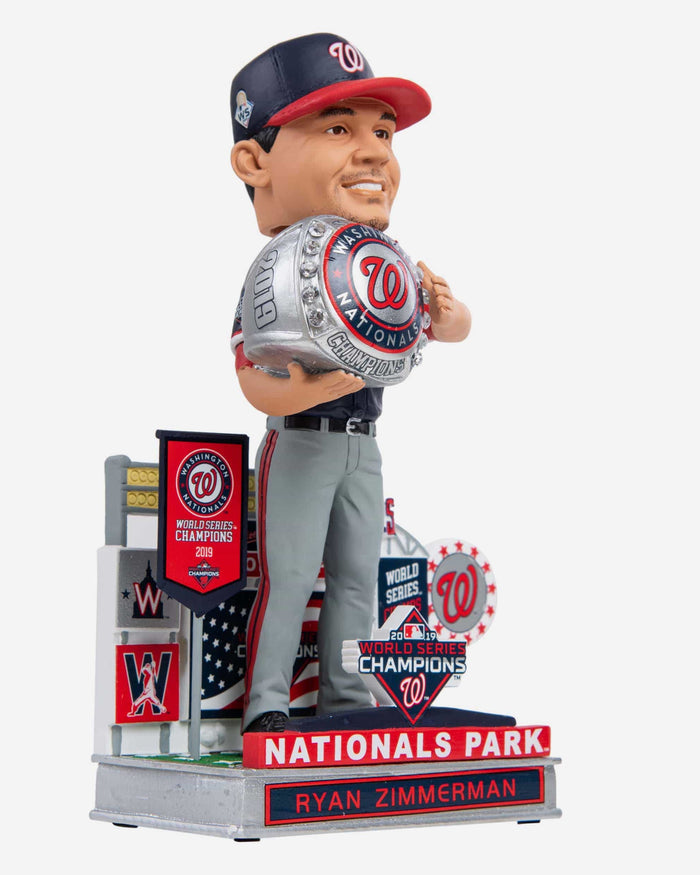 Ryan Zimmerman Washington Nationals Banner Ceremony Bobblehead FOCO - FOCO.com