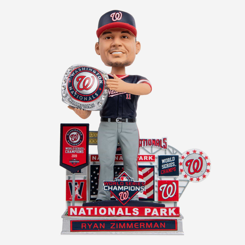 Ryan Zimmerman Washington Nationals Banner Ceremony Bobblehead FOCO - FOCO.com