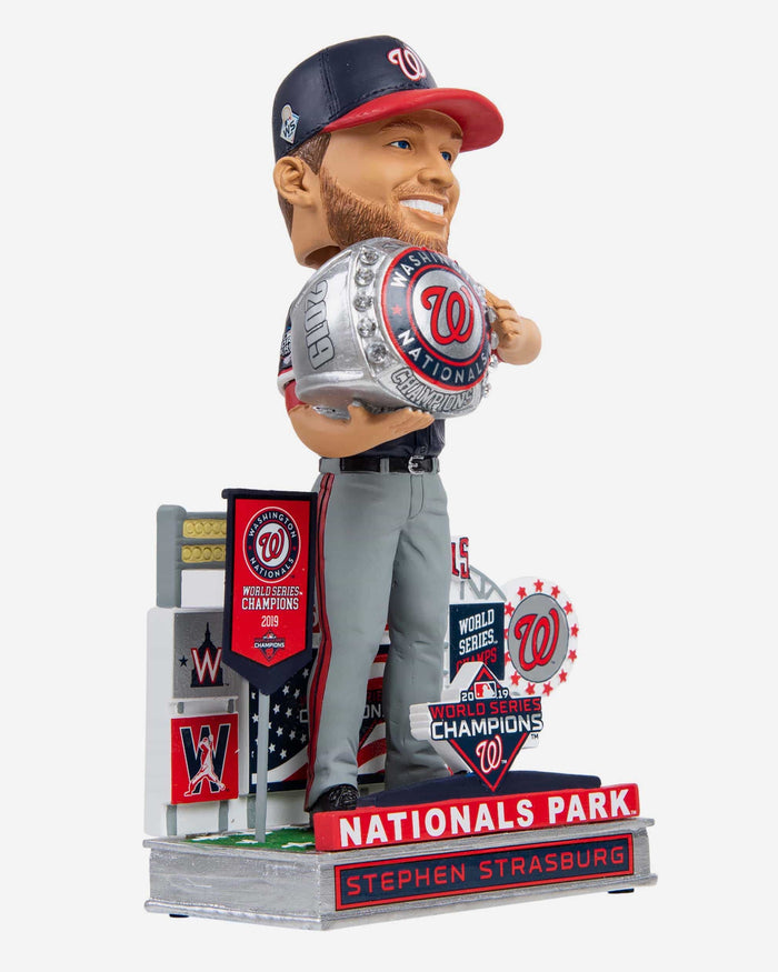 Stephen Strasburg Washington Nationals Banner Ceremony Bobblehead FOCO - FOCO.com