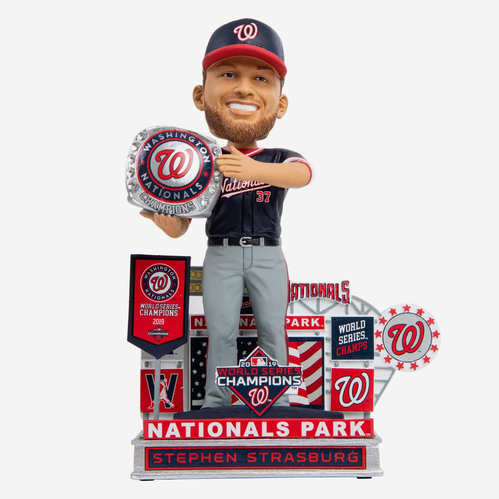 Stephen Strasburg Washington Nationals Banner Ceremony Bobblehead FOCO - FOCO.com