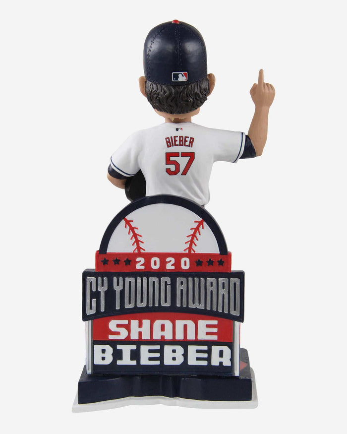 Shane Bieber Cleveland Guardians 2020 AL CY Young Bobblehead FOCO - FOCO.com