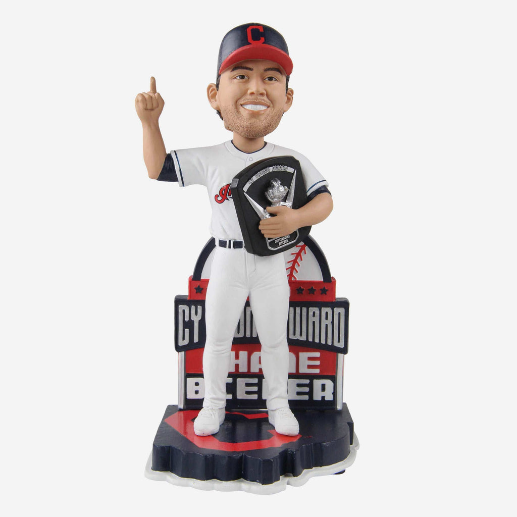 Shane Bieber Cleveland Guardians 2020 AL CY Young Bobblehead FOCO - FOCO.com