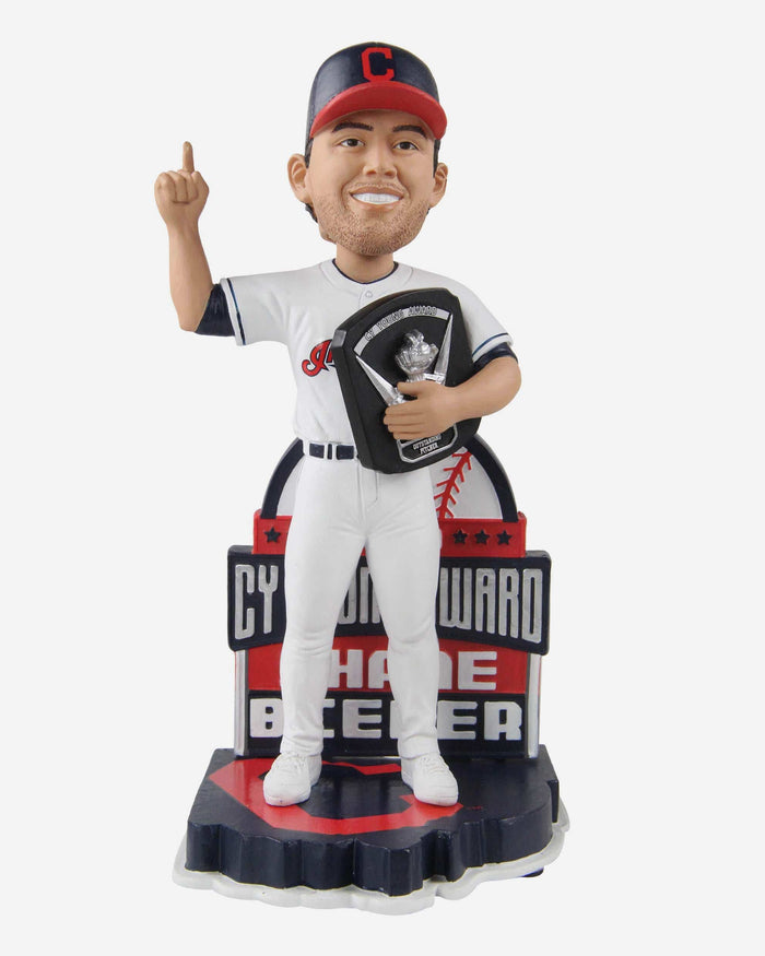 Shane Bieber Cleveland Guardians 2020 AL CY Young Bobblehead FOCO - FOCO.com