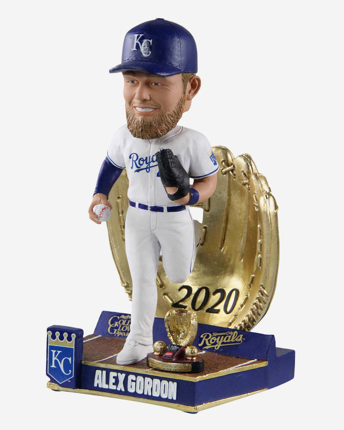 Alex Gordon Kansas City Royals 2020 Gold Glove Bobblehead FOCO - FOCO.com