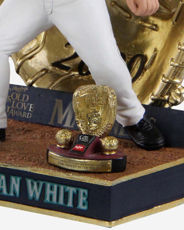 Evan White Seattle Mariners 2020 Gold Glove Bobblehead FOCO - FOCO.com