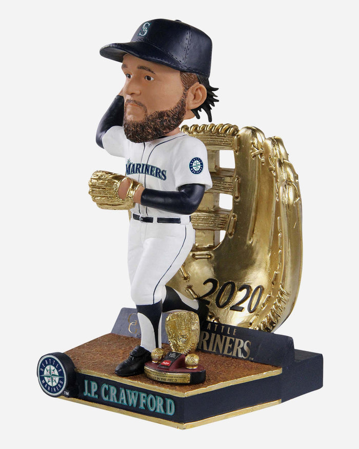 JP Crawford Seattle Mariners 2020 Gold Glove Bobblehead FOCO - FOCO.com