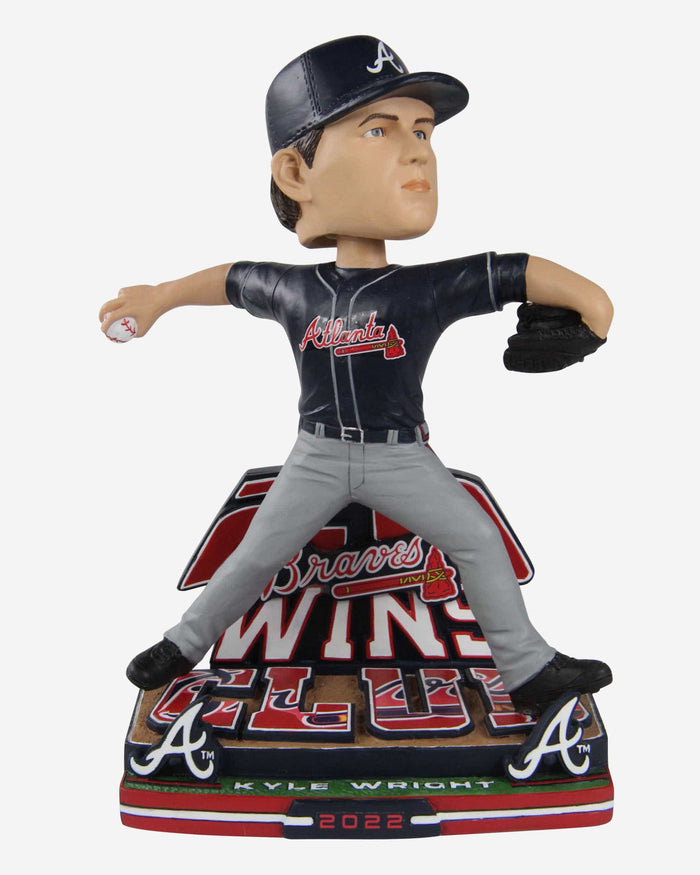 Kyle Wright Atlanta Braves 20 Game Winner Club Bobblehead FOCO - FOCO.com