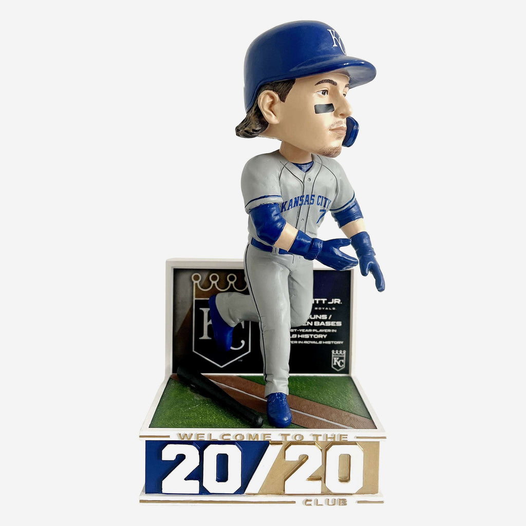 Bobby Witt Jr Kansas City Royals Rookie Season 20 Home Runs & 20 Stolen Bases Bobblehead FOCO - FOCO.com