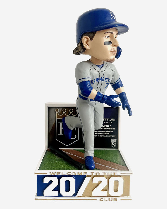 Bobby Witt Jr Kansas City Royals Rookie Season 20 Home Runs & 20 Stolen Bases Bobblehead FOCO - FOCO.com
