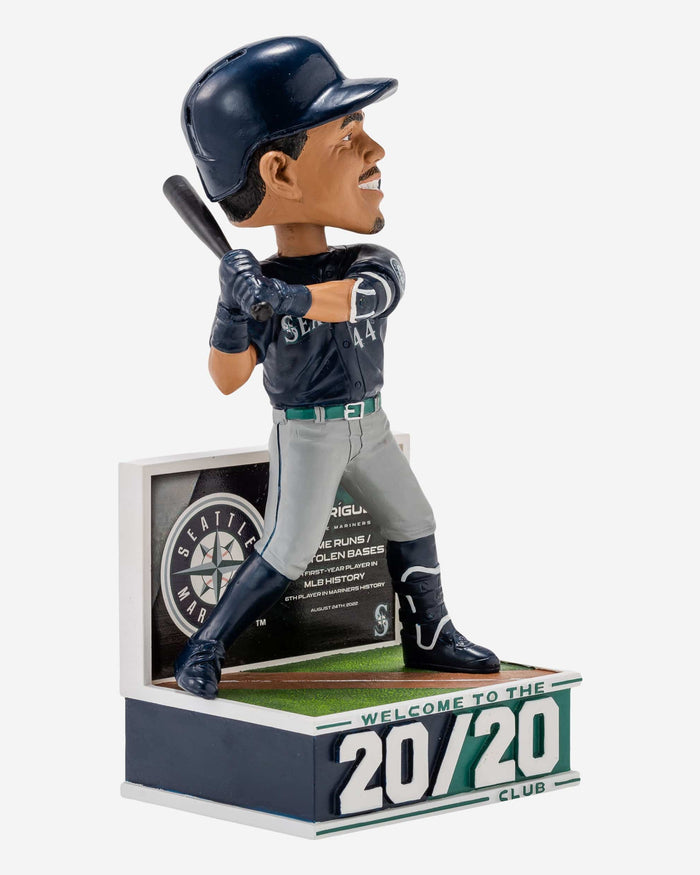 Julio Rodriguez Seattle Mariners Rookie Season 20 Home Runs & 20 Stolen Bases Bobblehead FOCO - FOCO.com