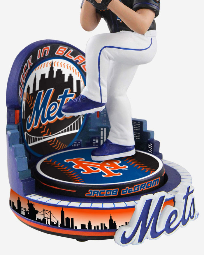 Jacob deGrom New York Mets Black Jersey Bobblehead FOCO - FOCO.com