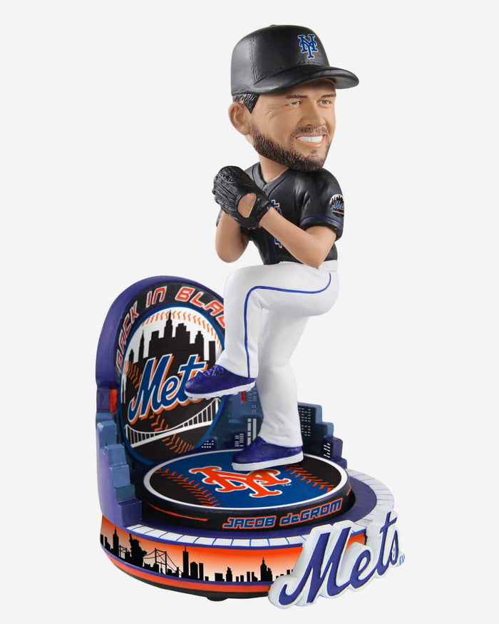 Jacob deGrom New York Mets Black Jersey Bobblehead FOCO - FOCO.com