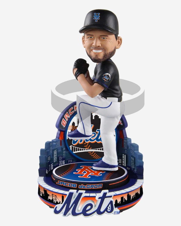 Jacob deGrom New York Mets Black Jersey Bobblehead FOCO - FOCO.com