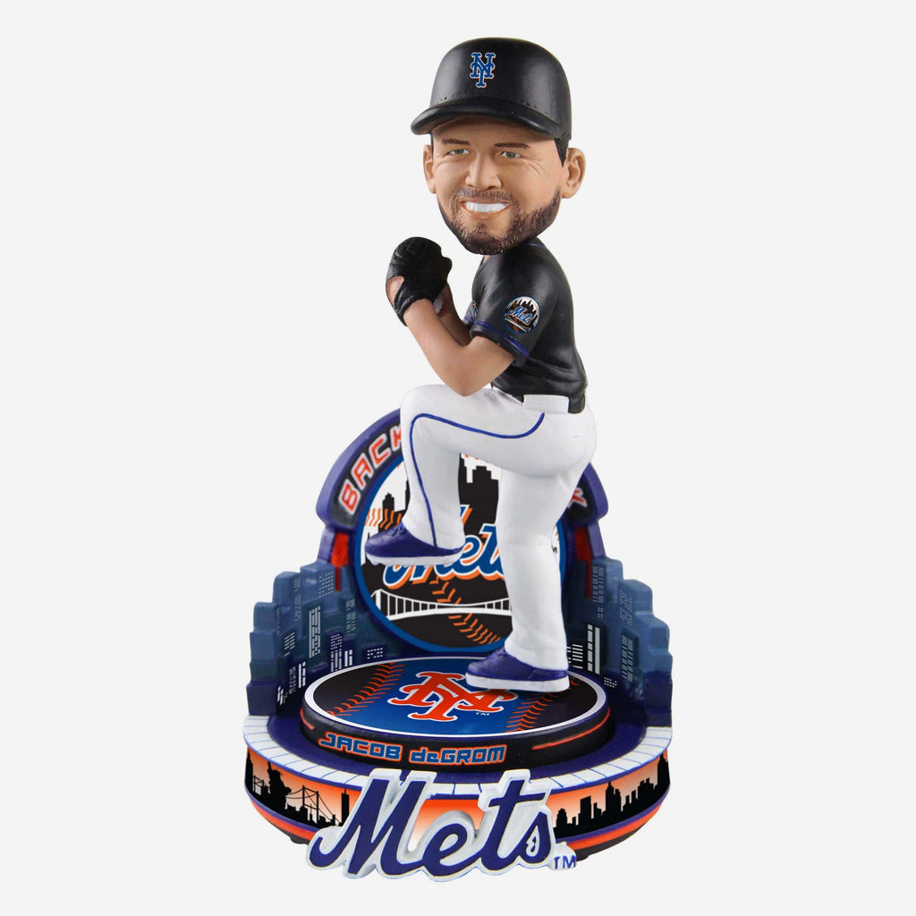 Jacob deGrom New York Mets Black Jersey Bobblehead FOCO - FOCO.com