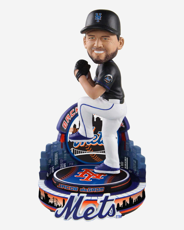 Jacob deGrom New York Mets Black Jersey Bobblehead FOCO - FOCO.com