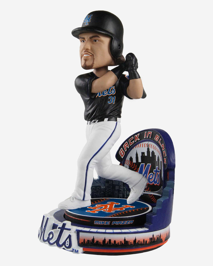 Mike Piazza New York Mets Black Jersey Bobblehead FOCO - FOCO.com