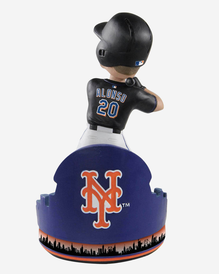 Pete Alonso New York Mets Black Jersey Bobblehead FOCO - FOCO.com