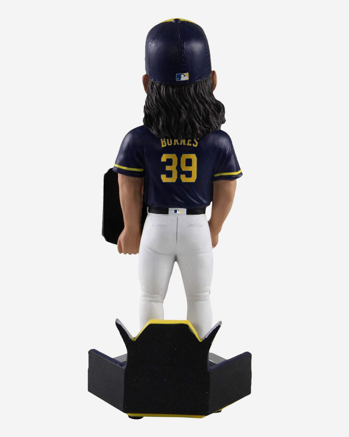 Corbin Burnes Milwaukee Brewers 2021 NL Cy Young Bobblehead FOCO - FOCO.com