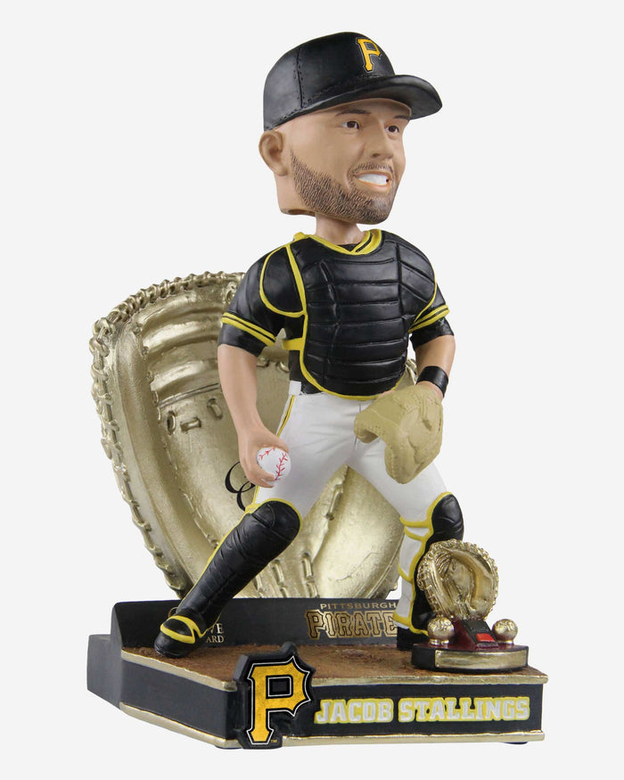 Jacob Stallings Pittsburgh Pirates 2021 Gold Glove Bobblehead FOCO - FOCO.com