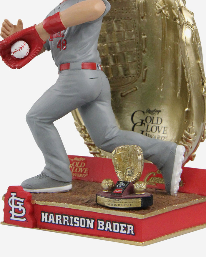 Harrison Bader St Louis Cardinals 2021 Gold Glove Bobblehead FOCO - FOCO.com