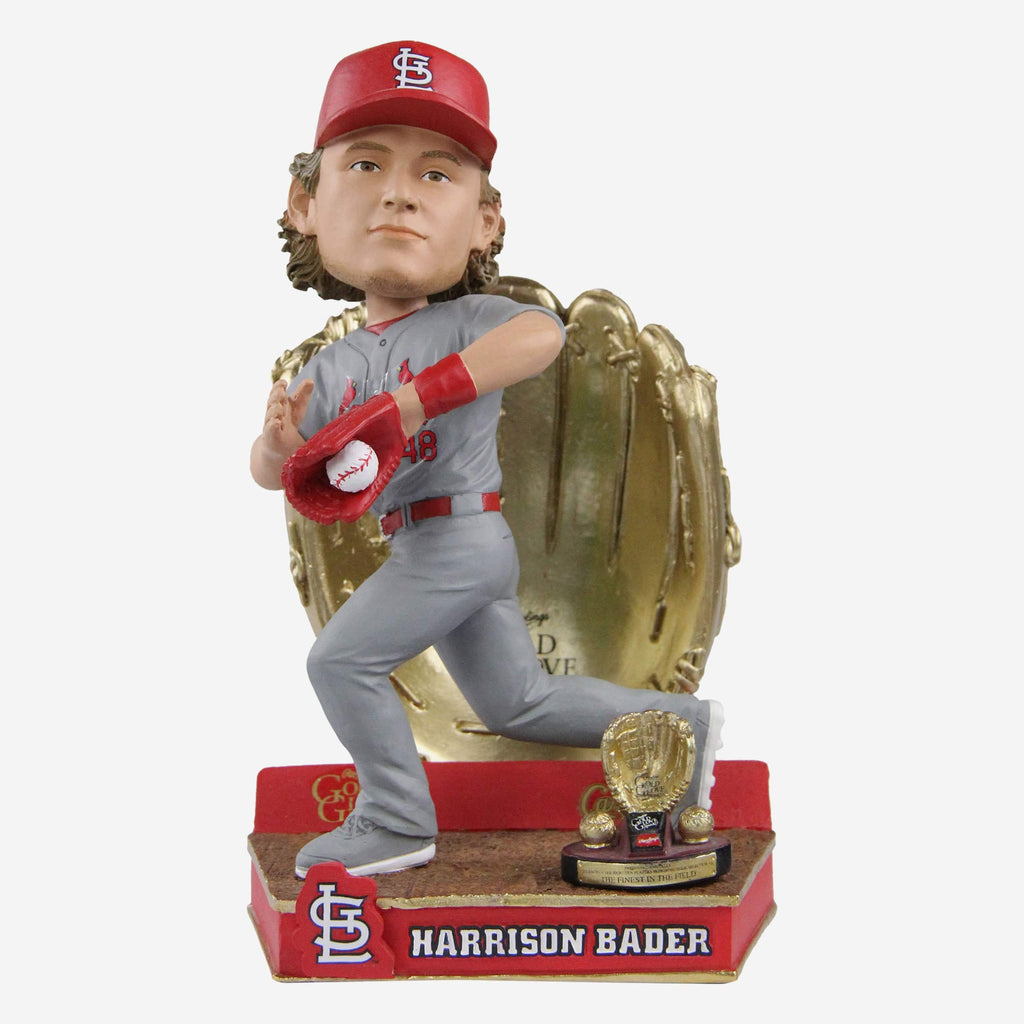 Harrison Bader St Louis Cardinals 2021 Gold Glove Bobblehead FOCO - FOCO.com