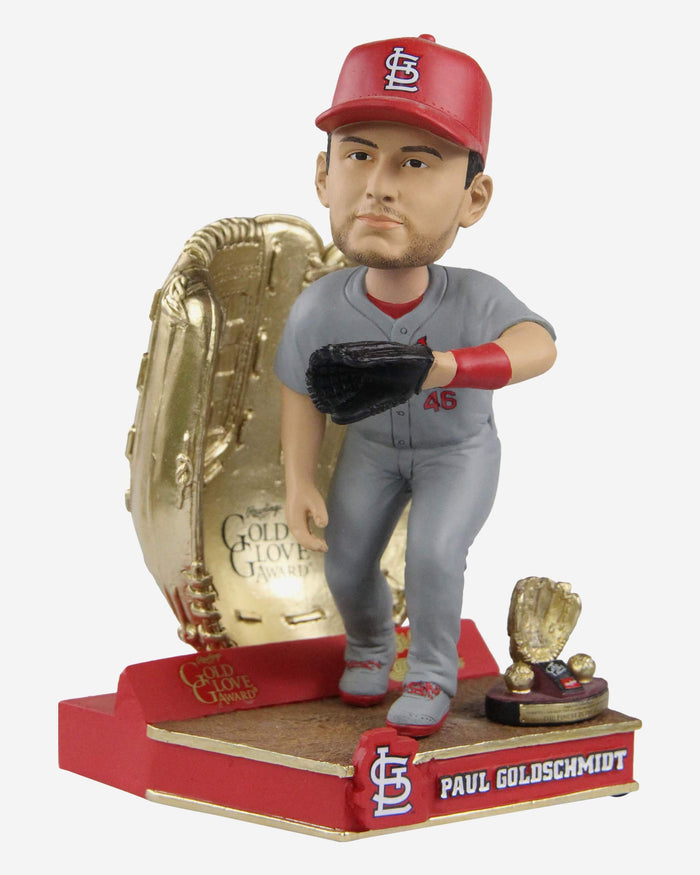 Paul Goldschmidt St Louis Cardinals 2021 Gold Glove Bobblehead FOCO - FOCO.com