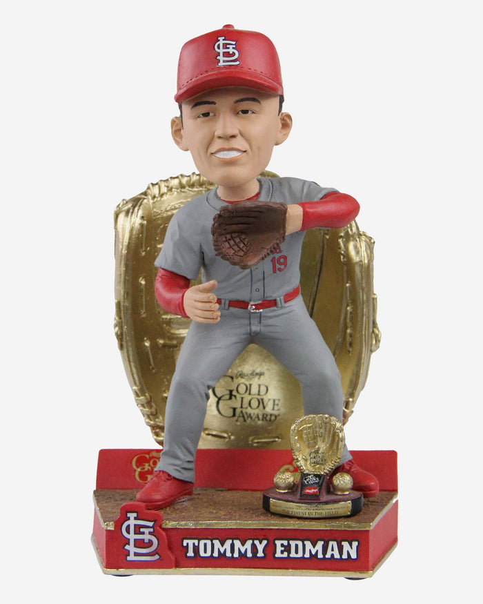 Tommy Edman St Louis Cardinals 2021 Gold Glove Bobblehead FOCO - FOCO.com