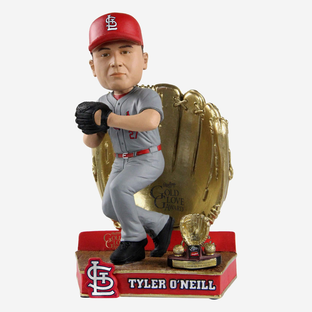 Tyler O'Neill St Louis Cardinals 2021 Gold Glove Bobblehead FOCO - FOCO.com