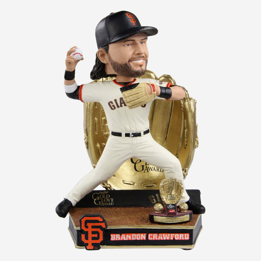 Brandon Crawford San Francisco Giants 2021 Gold Glove Bobblehead FOCO - FOCO.com