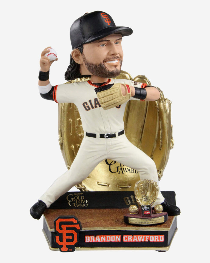 Brandon Crawford San Francisco Giants 2021 Gold Glove Bobblehead FOCO - FOCO.com