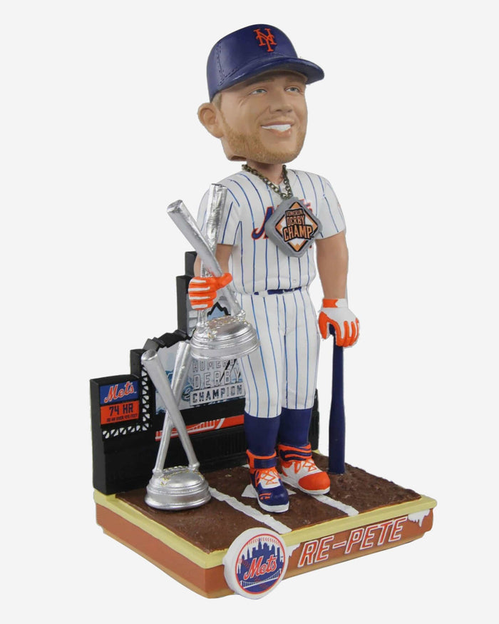 Pete Alonso New York Mets 2021 Home Run Derby Champion Bobblehead FOCO - FOCO.com