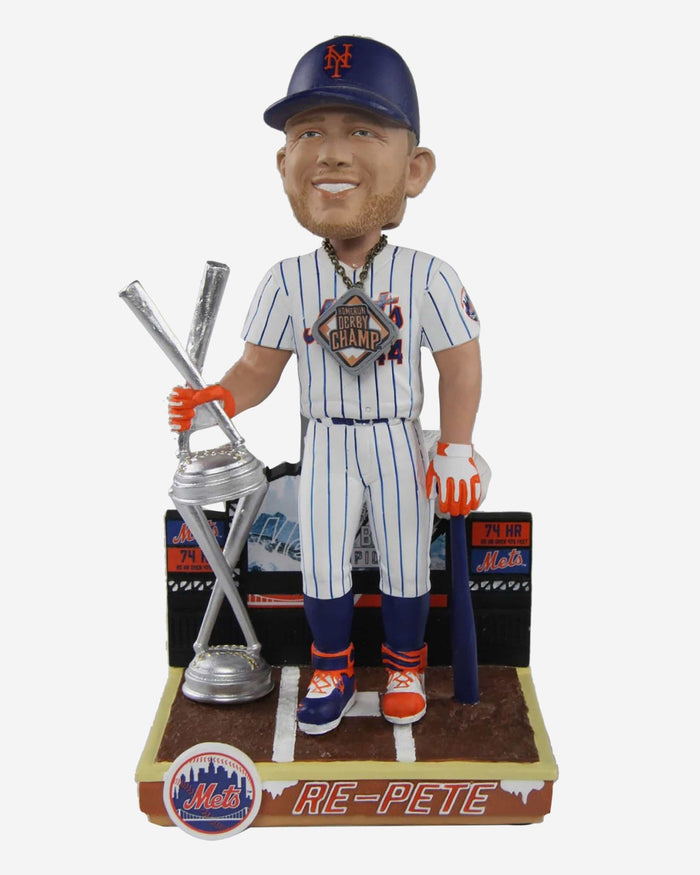 Pete Alonso New York Mets 2021 Home Run Derby Champion Bobblehead FOCO - FOCO.com