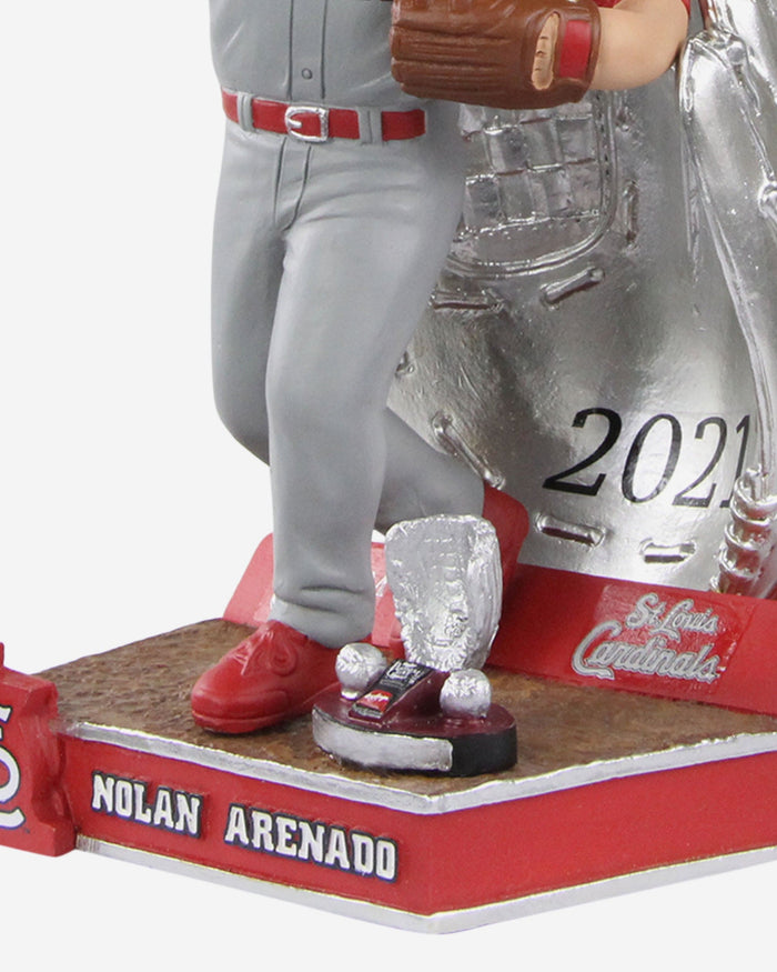 Nolan Arenado St Louis Cardinals 2021 Platinum Glove Bobblehead FOCO - FOCO.com