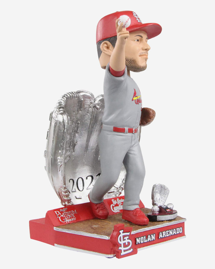 Nolan Arenado St Louis Cardinals 2021 Platinum Glove Bobblehead FOCO - FOCO.com