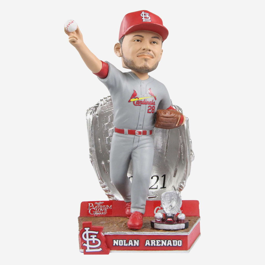 Nolan Arenado St Louis Cardinals 2021 Platinum Glove Bobblehead FOCO - FOCO.com