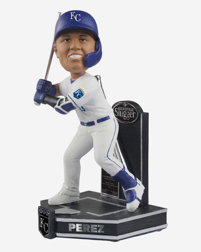 Salvador Perez Kansas City Royals 2021 Silver Slugger Bobblehead FOCO - FOCO.com