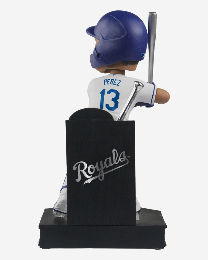 Salvador Perez Kansas City Royals 2021 Silver Slugger Bobblehead FOCO - FOCO.com