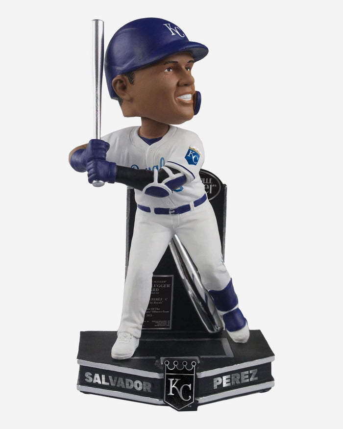 Salvador Perez Kansas City Royals 2021 Silver Slugger Bobblehead FOCO - FOCO.com