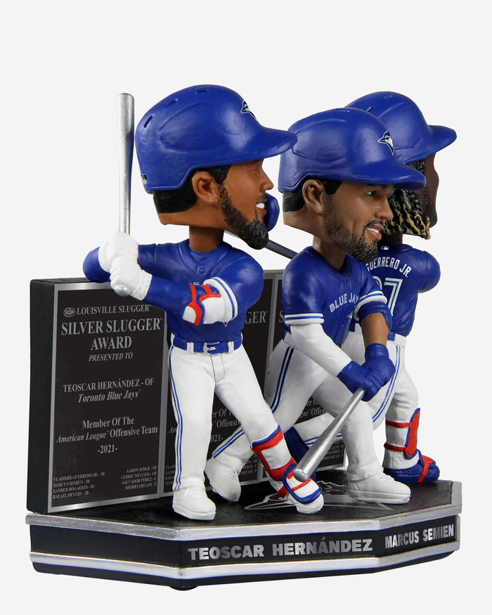 Toronto Blue Jays 2021 Silver Slugger Mini Bobblehead Scene FOCO - FOCO.com