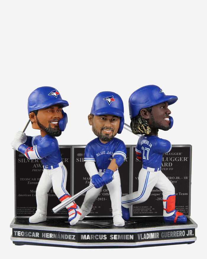 Toronto Blue Jays 2021 Silver Slugger Mini Bobblehead Scene FOCO - FOCO.com