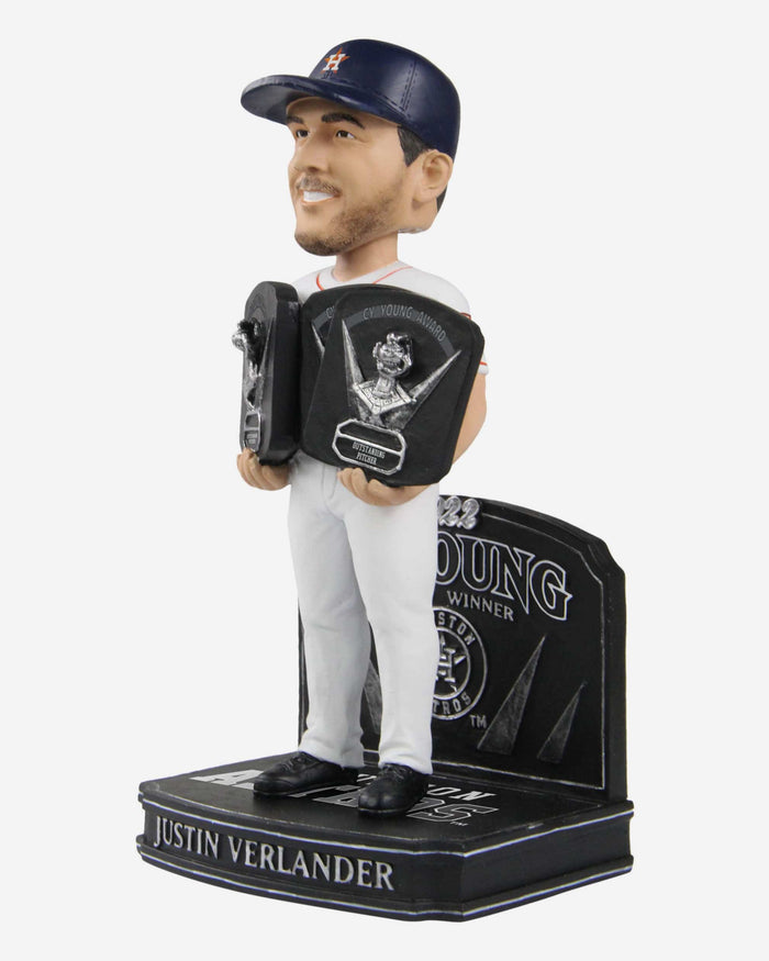 Justin Verlander Houston Astros 2022 AL Cy Young Award Bobblehead FOCO - FOCO.com