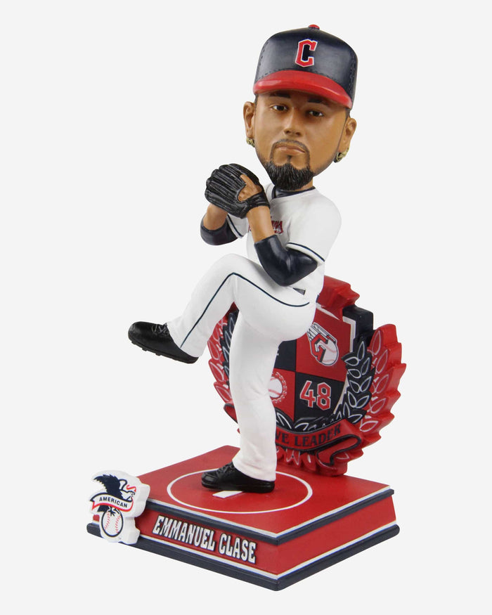 Emmanuel Clase Cleveland Guardians 2022 American League Save Leader Bobblehead FOCO - FOCO.com