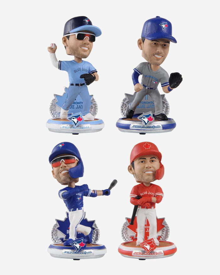 Whit Merrifield Toronto Blue Jays Ambassador Mini Bobblehead Set FOCO - FOCO.com