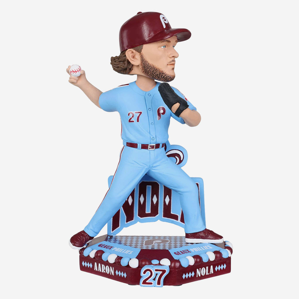 Aaron Nola Philadelphia Phillies Geaux Ambassador Bobblehead FOCO - FOCO.com
