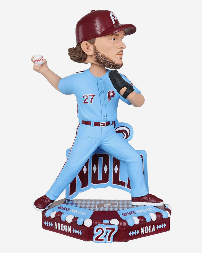 Aaron Nola Philadelphia Phillies Geaux Ambassador Bobblehead FOCO - FOCO.com